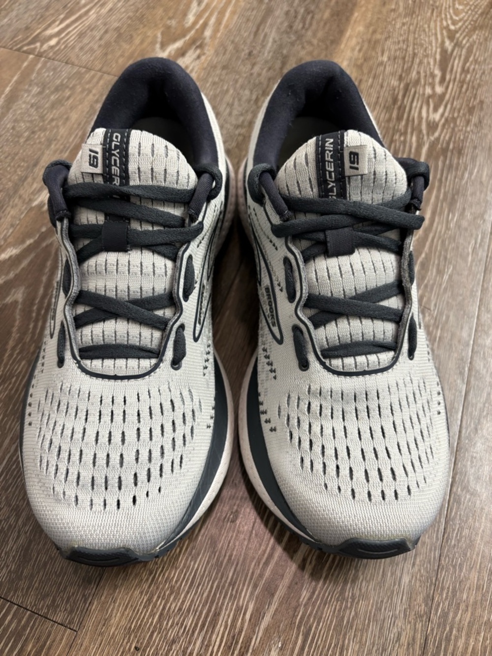 BROOKS GLYCERIN 19 women’s size 8 medium (B) Grey/Ombre/White - Picture 3 of 13